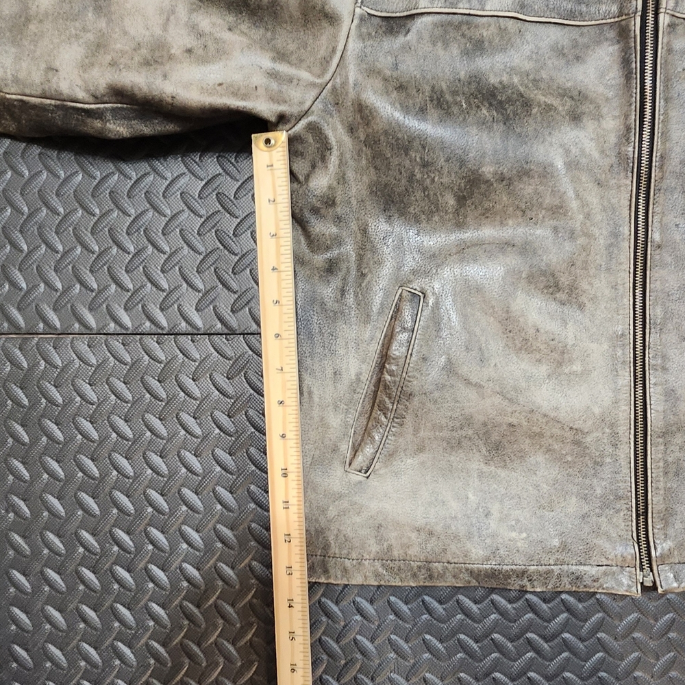 Tan Leather Jacket - Picture 2 of 10